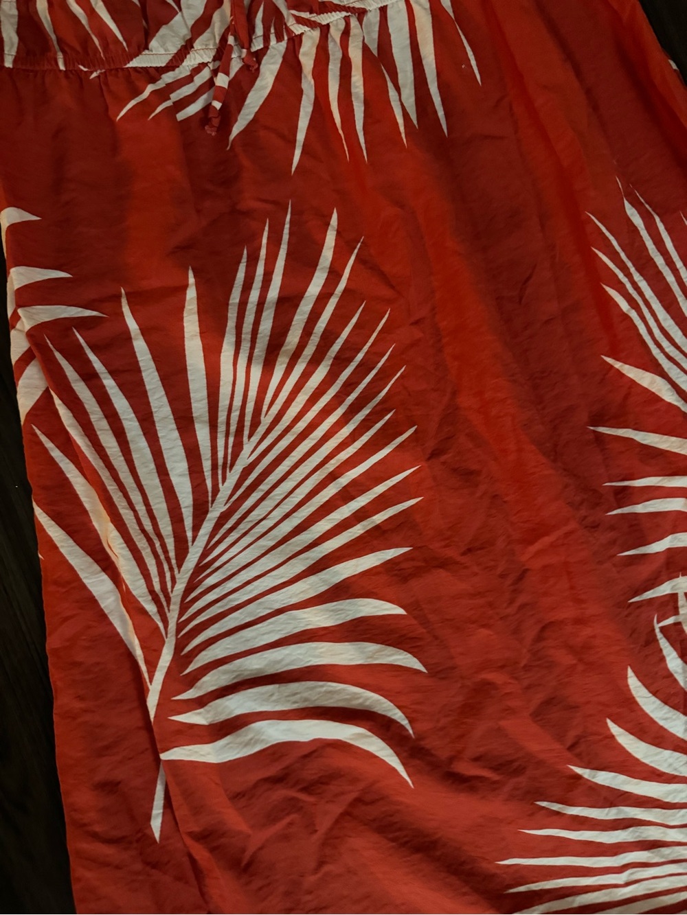 Naif Tropical Print Retro Tiki Flutter Sleeve Maxi Dress Sz L - Picture 6 of 15